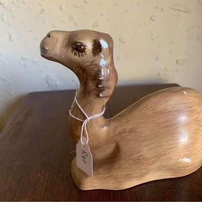 #28 Ceramic camel - seated