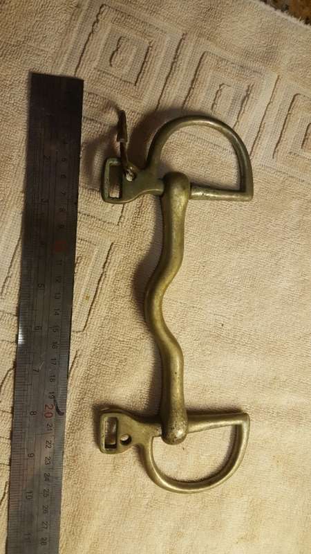 3 vintage horse bits