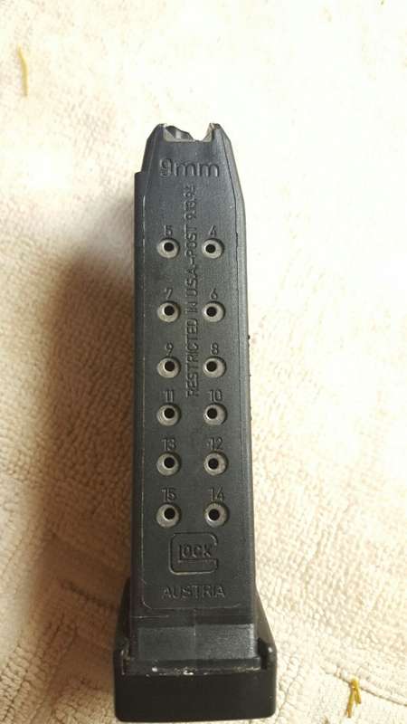 Glock 9mm magazine