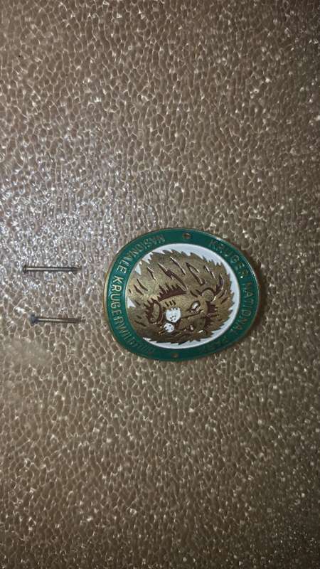 Vintage South African Nation Parks badge lot