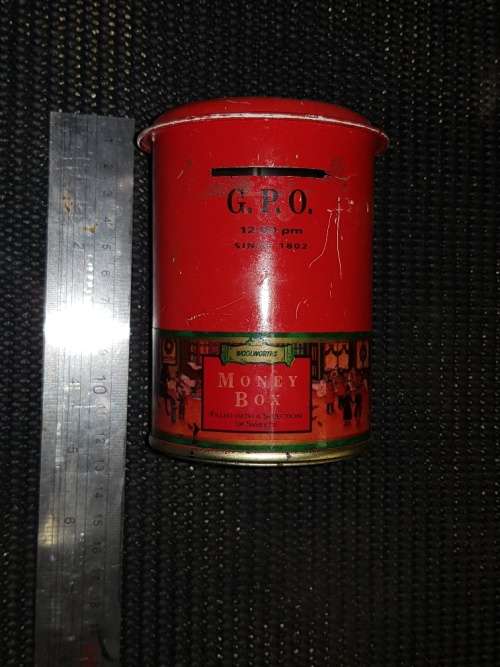 Vintage tin General Post office  money box.