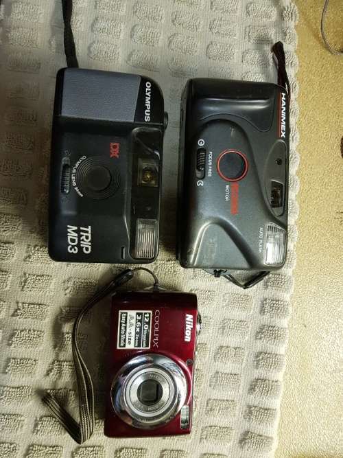 Vintage camera lot x 3