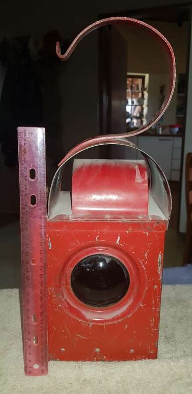 Vintage railway oil /paraffin lamp