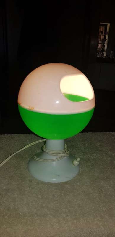 Lovely vintage plastic lamp. circa 1970