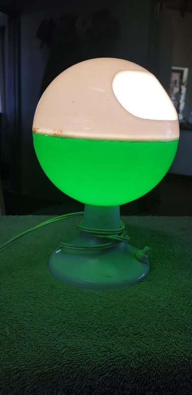 Lovely vintage plastic lamp. circa 1970