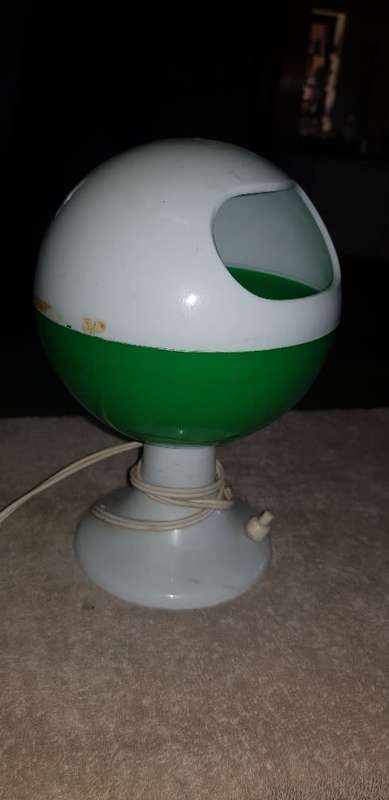 Lovely vintage plastic lamp. circa 1970