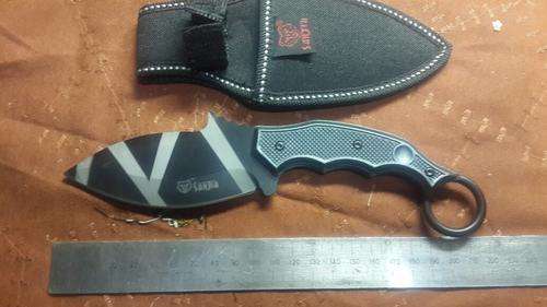 Sanjia knife with pouch