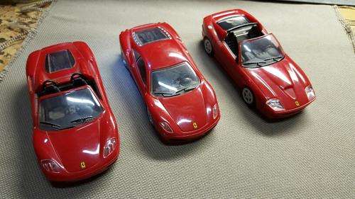 3x 1:38 scale shell V power ferrari