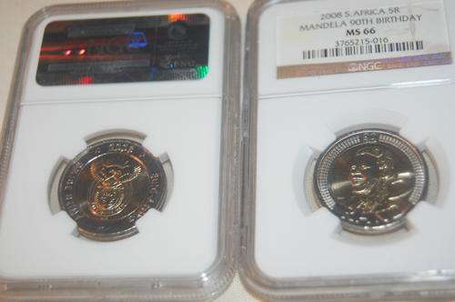 2008 MANDELA COINS MS 66 --GET YOURS TODAY !!!!!!