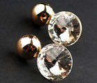 Vintage style Elegant clear crystal earings