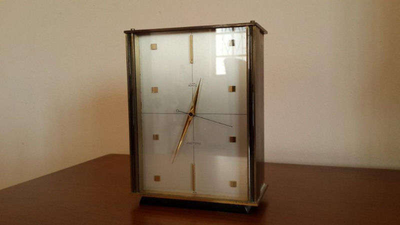 Cyma Amic brass mantle clock