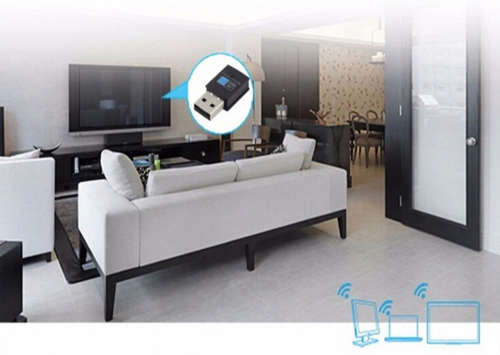 Bluetooth and WiFi USB Adapter with Antenna, long range, 2-in-1 for desktop