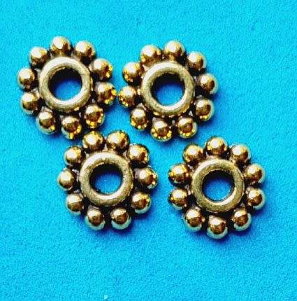 *Clearance Sale*20pc x 7mm Tibetan Style Gold Tone  Spacers