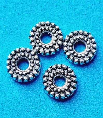 *Clearance Sale* 20pc x (6x2)mm Antique Silver Tibetan  Spacers