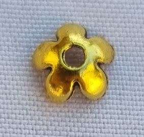 *Clearance Sale *10pc, 6mm  Tibetan Style Antique Gold Tone Bead Caps