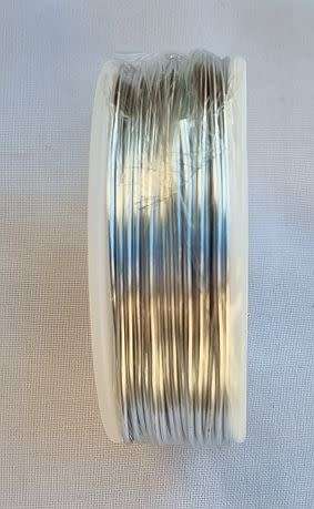 1 Roll - 23m   Silver  / 1mm /  Aluminum Wire  /18 Gauge