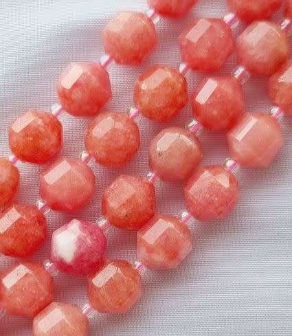 *Clearance Sale*1  Strand  +/-10mm   Natural / Rhodochrosite/ Dyed /  Beads +-