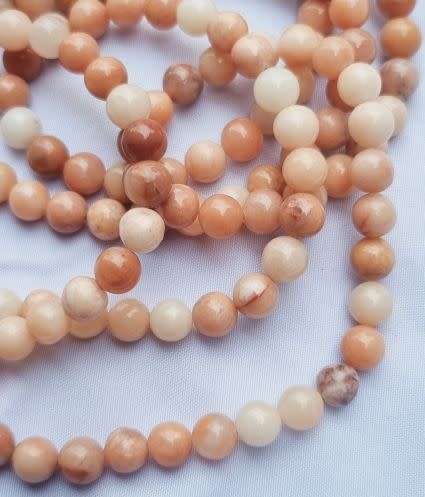 *Clearance Sale*14Pc  Natural / Pink Aventurine Beads  (+/-6mm )