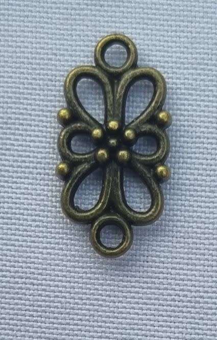 *Clearance Sale*1pc x (16x8mm)  Antique Bronze Tibetan Style Connector