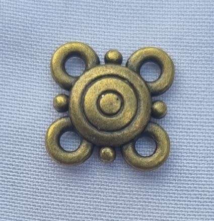 *Clearance Sale*1pc x (15mm)   Antique Bronze Tibetan Style  Connector