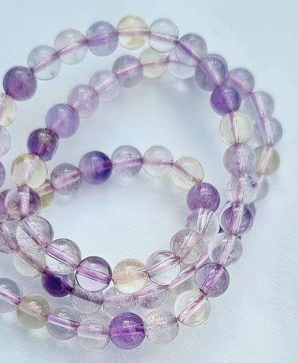 *Clearance Sale*1 Strand (+/-6mm) Natural /Ametrine / Round Beads +/- 65pc