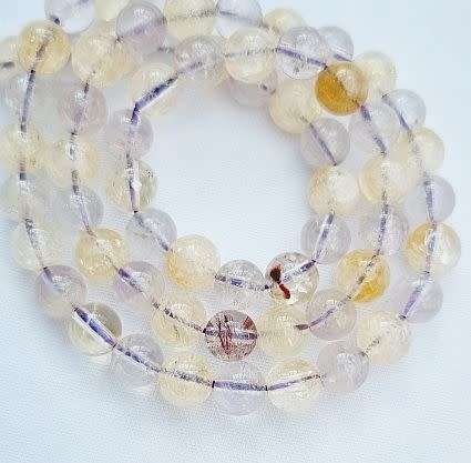 *Clearance Sale*1 Strand (+/-6mm) Natural /Ametrine / Round Beads +/- 65pc