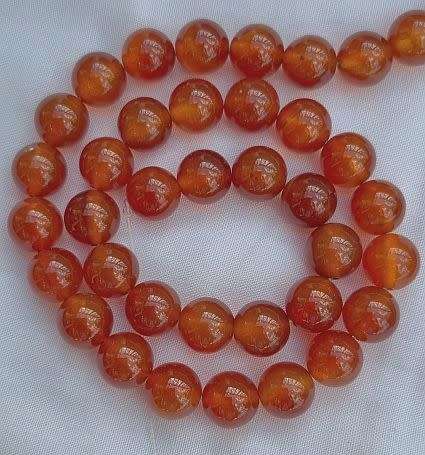 *Clearance Sale*20pc (8mm) Natural / Dyed/ Carnelian/Red Agate Round Beads