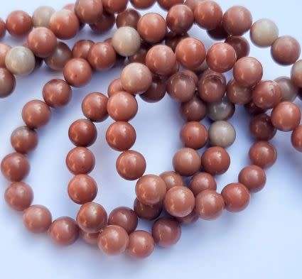 *Clearance Sale*1 Strand (+/-6mm)  Natural / Jade / Dyed / Indian Red Beads +/- 58pc