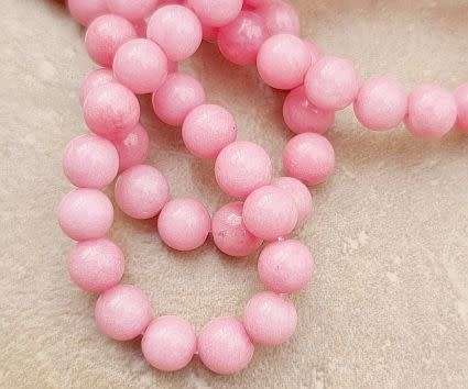 *Clearance Sale*1 Strand  x (+/-6mm)  Natural  / Malaysia Jade /  Dyed / Light Pink  / Beads