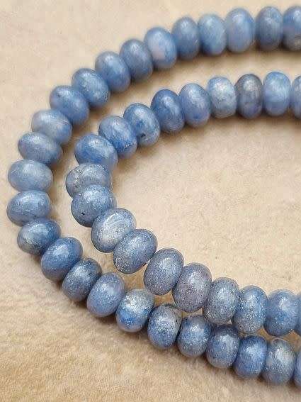 1 Strand  Natural / Blue Aventurine / Rondelle  Beads  (+/-8x5 mm )+/- 75pc
