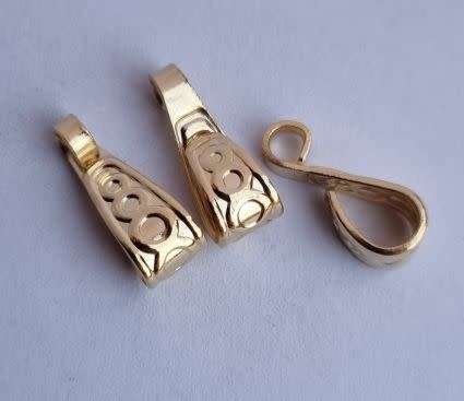 *Clearance Sale*1pc Gold Tone / Stainless Steel / Pinch / Clip / Bail Clasp /