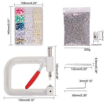 Pearl Setting Machine Tools / Beads & Rivets Incl.