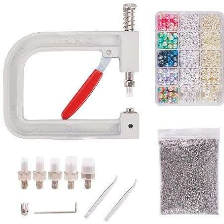 Pearl Setting Machine Tools / Beads & Rivets Incl.