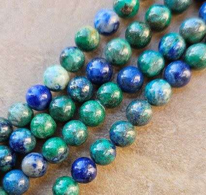 *Clearance Sale*1 Strand  x (+/- 6mm) / Natural / Chrysocolla / Lapis Lazuli / Dyed / Round /