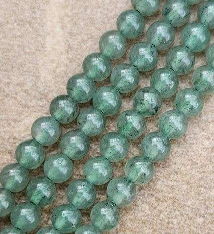 *Clearance Sale*1 Strand  (+/-3 mm)  / Natural Green Aventurine /   Round Beads