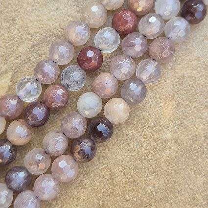 *Clearance Sale*1 Strand (+/-6mm) Natural / Quartz  Crystal / Faceted Round Beads +/-60pc