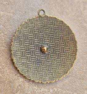 *Clearance Sale*1pc  Multi Color Enamel / Flower /  Rhinestone  / Flat Round /Antique Bronze /