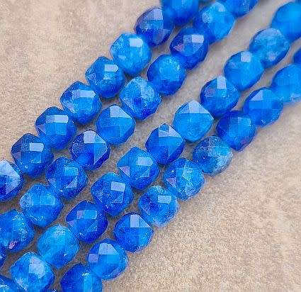 *Clearance Sale*1 Strand  x (+/-5mm) Natural /  Quartz / Blue / Dyed / Faceted