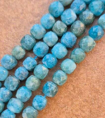 *Clearance Sale*1 Strand  x (+/-5mm) Natural /  Quartz / Light Blue / Dyed / Faceted