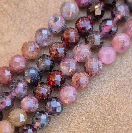 *Clearance Sale*1 Strand ( +/-6mm) Natural / Spinel  / Faceted  Round Beads  +/- 65pc