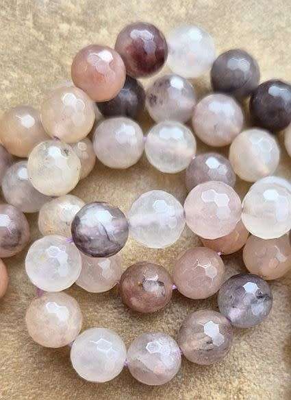 *Clearance Sale*1 Strand (+/-8mm) Natural / Quartz  Crystal / Faceted Round Beads +/-46pc