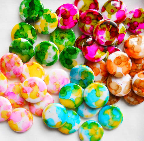 25 Mix Coin Beads 20mm