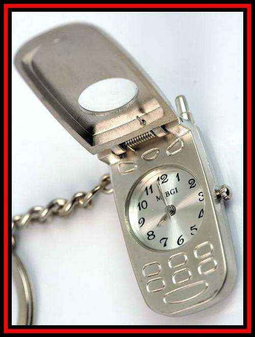 CELL PHONE KEYRING PENDANT WATCH