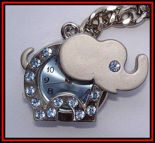 CUTE  ELEPHANT  KEYRING  PENDANT WATCH