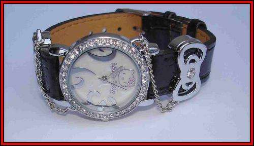Hello Kitty -- Bling Bling Wristwatch-Black