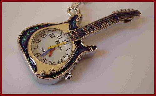 ELECTRIC GUITAR PENDANT WATCH
