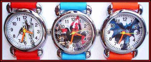 TRANFORMERS, SPIDERMAN & BATMAN KIDDIES WRISTWATCH