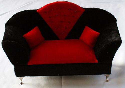 ^^Couch^^ Jewellery Box^^ Black and Red^^