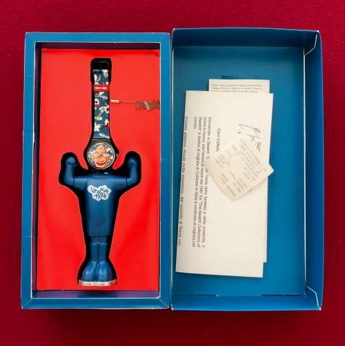 1996 SWATCH - LOOKA IN ORIGINAL BOX WITH ALL PAPERS AND SPECIAL PIN - ONLY 30,000 MADE