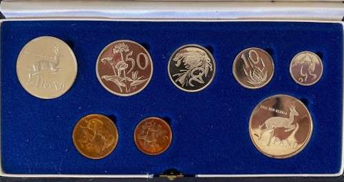 RSA - 1989 Short Proof Set - With Silver R1